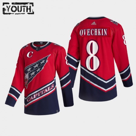 Dětské Hokejový Dres Washington Capitals Dresy Alexander Ovechkin 8 2020-21 Reverse Retro Authentic